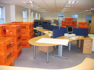 Office furniture removals London